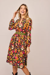 Long Sunflower Jungle Dress
